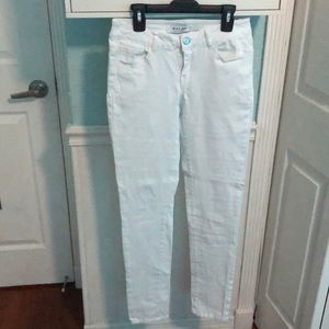 White wax jeans skinny